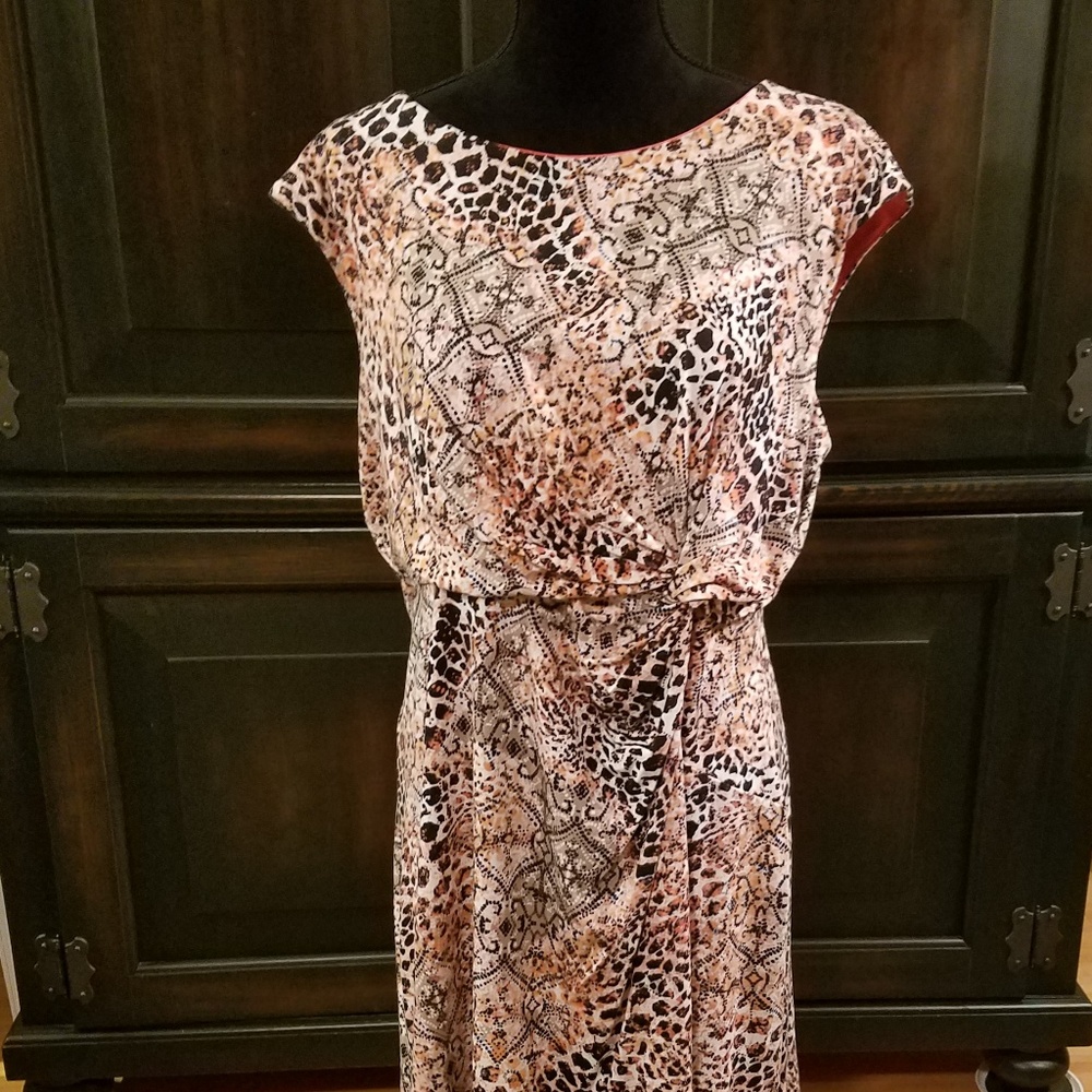 Cap sleeve knit dress